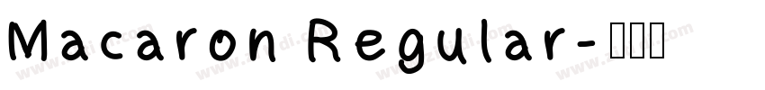 Macaron Regular字体转换